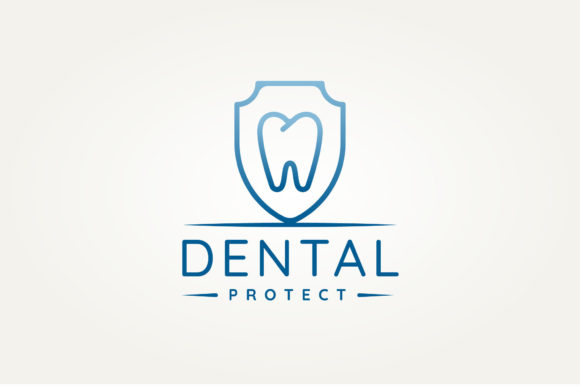 Dental Clinic Line Art Logo Design
