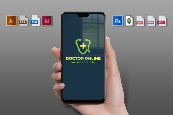 Doctor Online Logo: When a Digital Icon Meets the Embroidery Machine