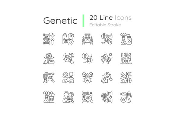 Evaluating Genetic Engineering Linear Icons for Embroidery