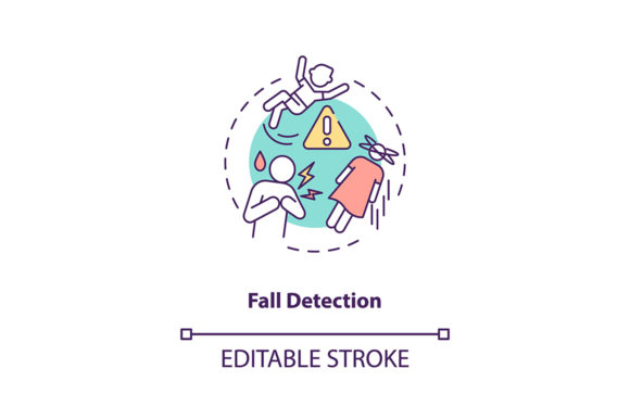Fall Detection Concept Icon: An Embroidery Designer’s Review