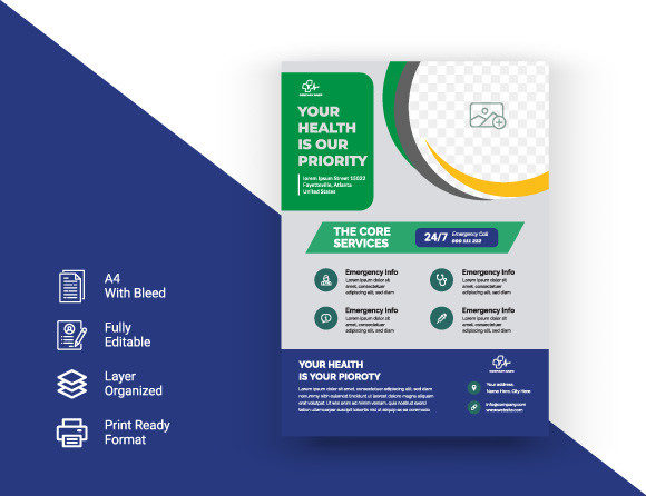 Flyer Template – Medical Flyer: From Print to Stitch
