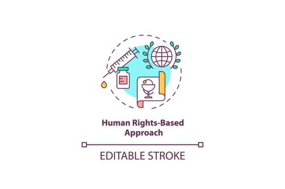Human Rights Based Approach Concept Icon Embroidery Review