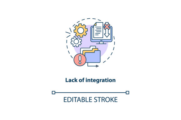 Lack of Integration Concept Icon: Real Embroidery Review