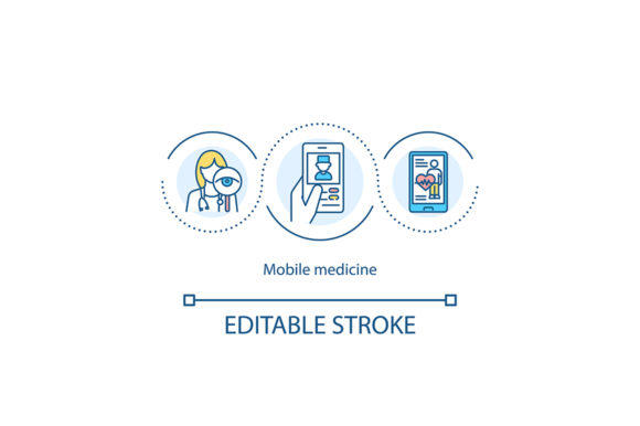 Mobile Medicine Concept Icon: An Embroidery Designer's Review