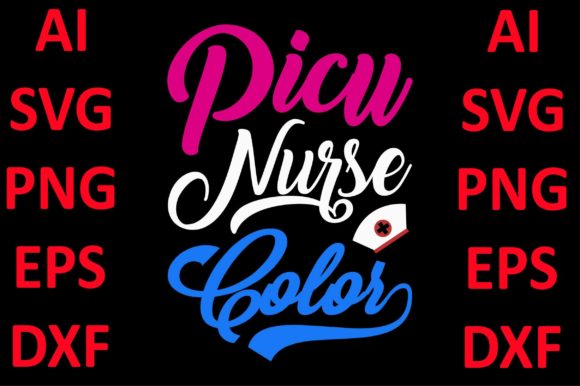 Nurse Design, Picu Nurse Color. – Embroidery Design Review