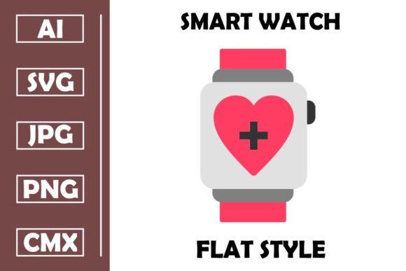 Smart Watch Medical Icon: An Embroidery Designer's Take