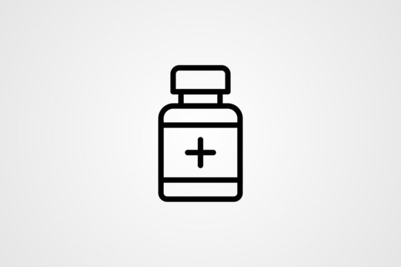 Vector Medical Bottle Line Icon: A Designer’s Embroidery Review